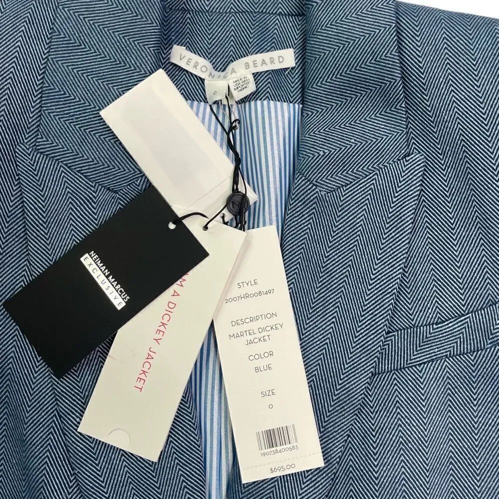 Veronica Beard Martel Dickey Blazer Jacket - Picture 6 of 9
